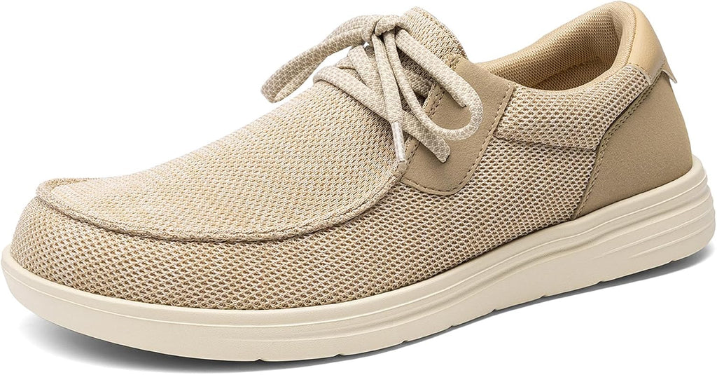Men's Arch Support Casual Slip on Loafers Wide Toe Box Non Slip Lightweight Breathable Comfortable Shoes