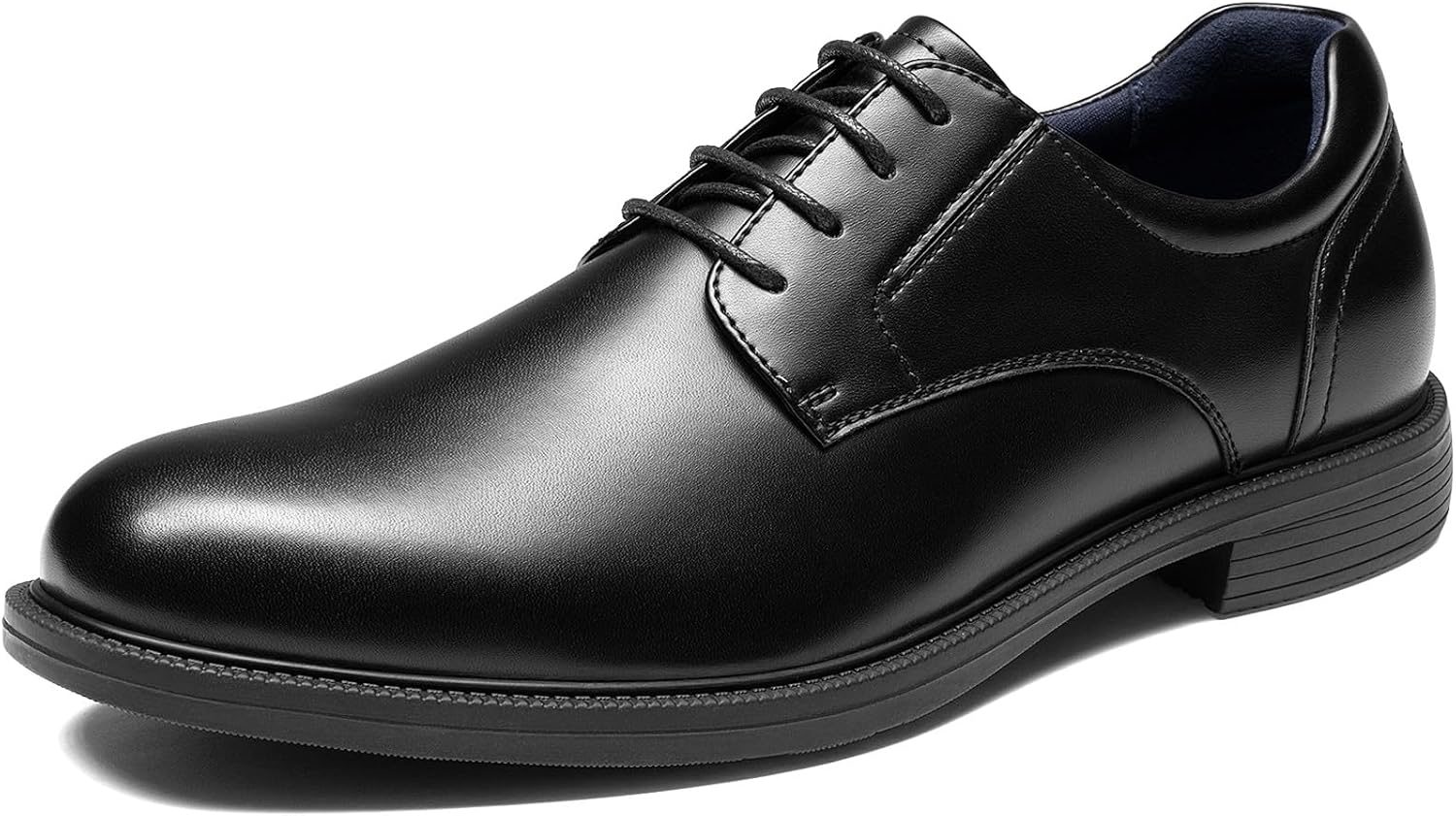 Men's Dress Oxford Shoes Classic Uniform Lace Up Formal Non Slip Shoes 2.0