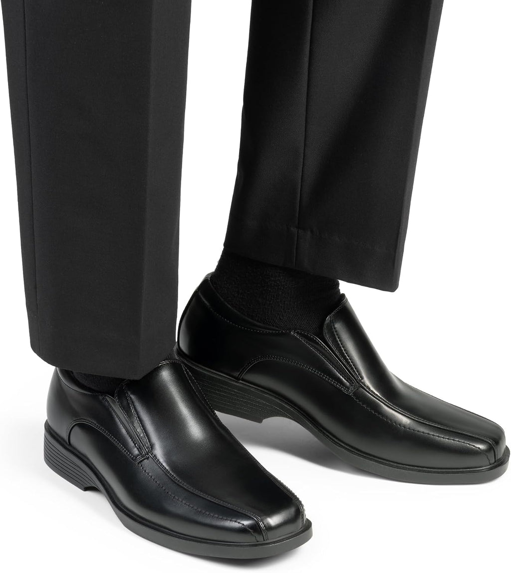 Men's Square Toe Dress Loafers Formal Shoes